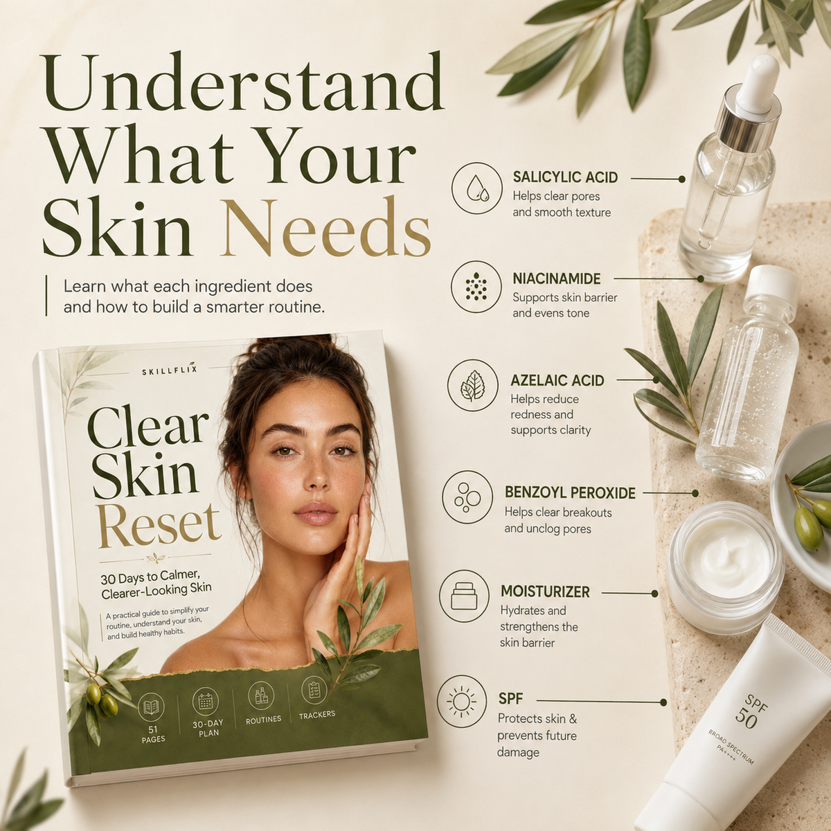 ✨ Clear Skin Reset™ — 30-Day Guide for Calmer, Clearer-Looking Skin