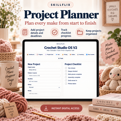 Skillflix Crochet Studio OS