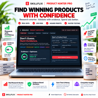 🔥 SKILLFLIX PRODUCT HUNTER PRO™