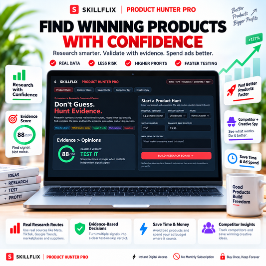 🔥 SKILLFLIX PRODUCT HUNTER PRO™