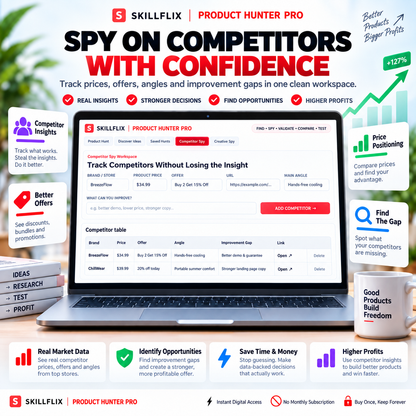 🔥 SKILLFLIX PRODUCT HUNTER PRO™