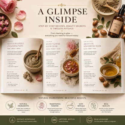 🌿 THE ATLAS GLOW North African Beauty Rituals for Modern Skin